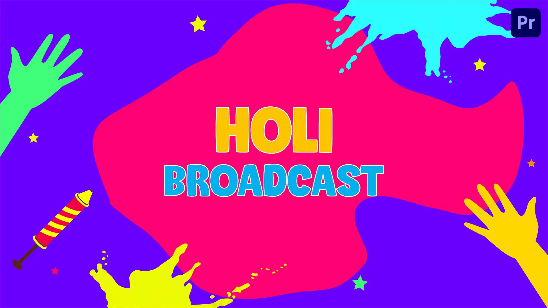 Holi Celebration Video Broadcast Package